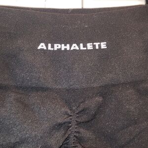 Alphalete Small Women's Black Athletic Biker Shorts